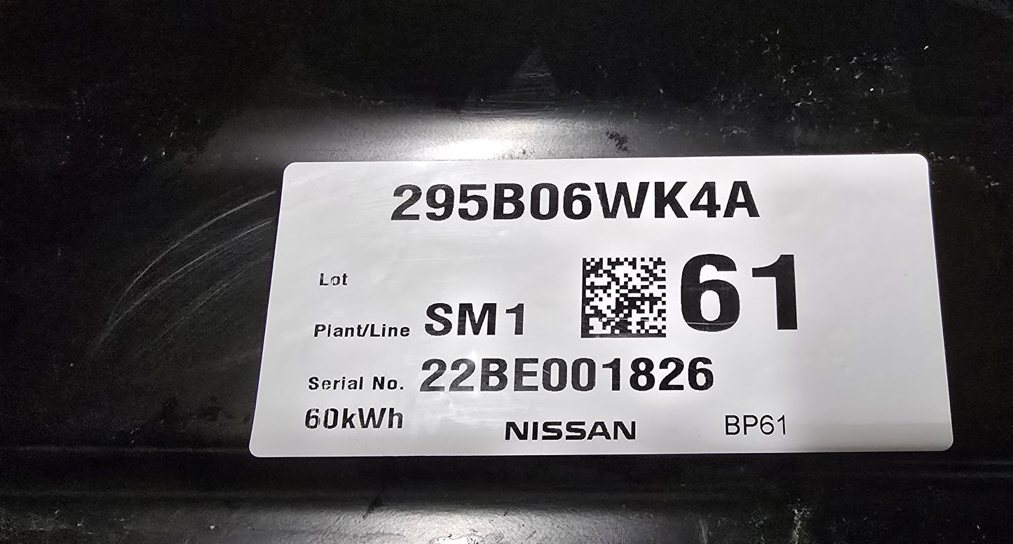 60kWh Nissan Leaf Plus(2019-2022) Electric Vehicle Battery — Lifetime Warranty Edition